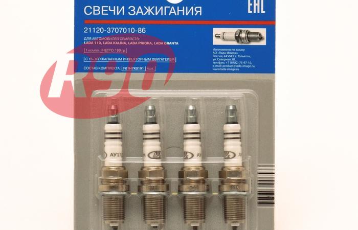 Свеча зажигания ВАЗ 16v (4шт) LADA 2112370701086