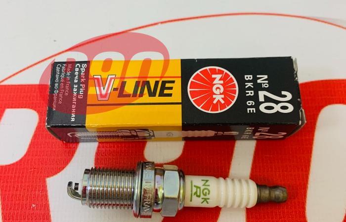 Свеча зажигания Рено, ВАЗ 16v V-line 28 NGK 4856
